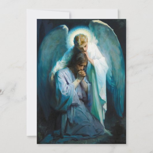 フランス・シュワルツの『ゲッセマネの苦悩』 招待状 (正面)