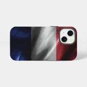 フランス シルク旗 iPhoneケース (裏面横)