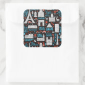 フランス |シンボルパターン スクエアシール (バッグ)