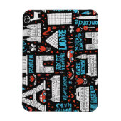 フランス |シンボルパターン マグネット (縦)