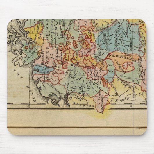 フランス、スイス、ドイツ マウスパッド (正面)