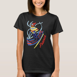 フランス スキー 旅行 レトロ ヴィンテージ Tシャツ