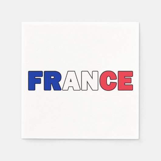 フランス スタンダードカクテルナプキン (正面)