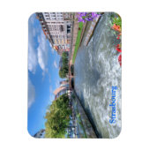 フランス ストラスブールの中心部 旅行 マグネット (縦)