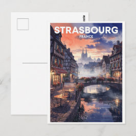 フランス ストラスブール ヴィンテージ 旅行 ポストカード