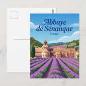 フランス セナンク修道院 ポストカード (正面/裏面)