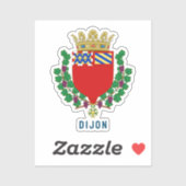 フランス、ディジョンの紋章 シール (シート)