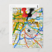 フランス，ディジョン ポストカード (正面/裏面)