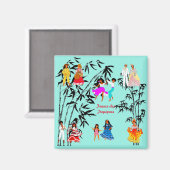 フランス・デ・トロピーク民俗学 マグネット (正面/裏面)