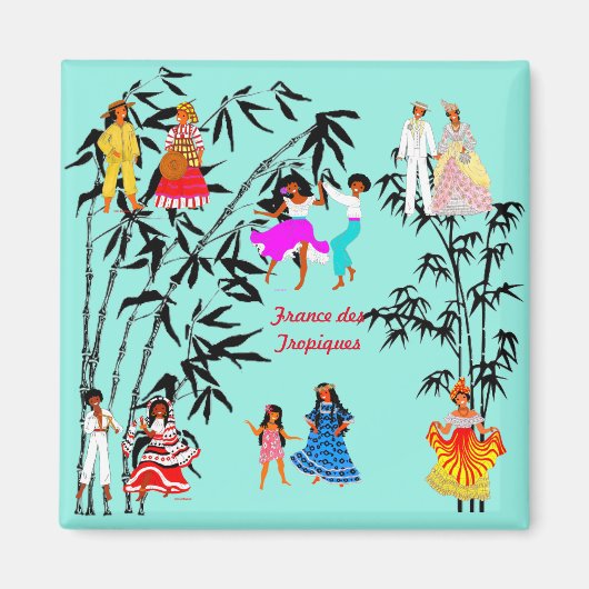 フランス・デ・トロピーク民俗学 マグネット (正面)