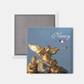 フランス，ナンシーにスタニスラスを配置 マグネット (正面/裏面)