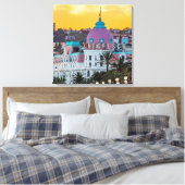 フランス ニースの有名な高級ホテル ネグレスコ キャンバスプリント (インサイチュ (寝室))