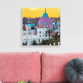 フランス ニースの有名な高級ホテル ホテル ネグレスコ キャンバスプリント (インサイチュ (リビング))