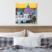 フランス ニースの有名な高級ホテル ホテル ネグレスコ キャンバスプリント (インサイチュ (寝室))