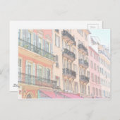 フランス・ニースの美しい街並み ポストカード (正面/裏面)