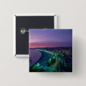 フランス、ニース。 缶バッジ (正面&裏面)