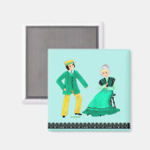 フランス，ノルド・パ・ド・カレー マグネット (正面/裏面)