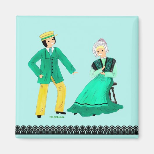 フランス，ノルド・パ・ド・カレー マグネット (正面)