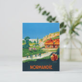フランス ノルマンディーの夏 ポストカード (スタンド正面)