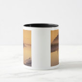 フランス、ノルマンディー・モンテ・ミシェル。モーニングライト マグカップ (中央)