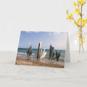 フランス ノルマンディー レ・ブラヴ記念碑 - カード (黄色い花)