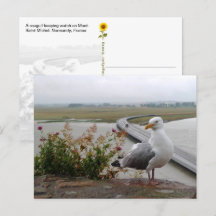 フランス，ノルマンディ，モン・サン・ミシェル・ルックアウト – 