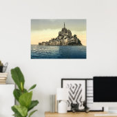 フランス、ノルマンディ、Mont St Michel II ポスター (ホームオフィス)