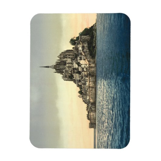 フランス、ノルマンディ、Mont St Michel II マグネット (縦)