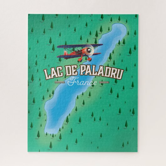 フランス パラドリュ湖 ジグソーパズル (縦)