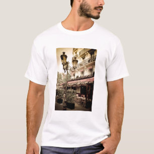 フランス パリのストリートレストラン Tシャツ