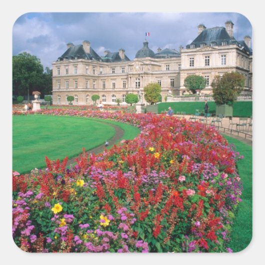 フランス・パリのルクセンブルク宮殿 スクエアシール (正面)