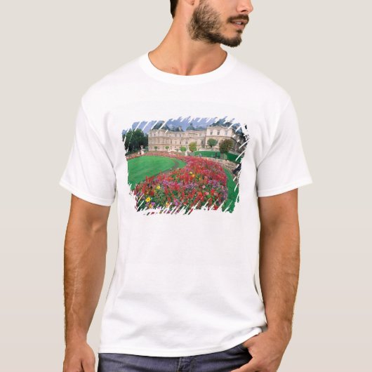 フランス・パリのルクセンブルク宮殿 Tシャツ (正面)