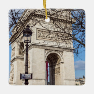 フランス,パリの凱旋門 セラミックオーナメント