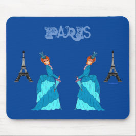 フランス,パリジェンヌ マウスパッド