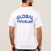 フランス,パリスタイリッシュ Tシャツ (裏面)