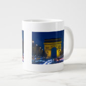 フランス パリ凱旋門と ジャンボコーヒーマグカップ (正面右)