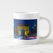 フランス パリ凱旋門と ジャンボコーヒーマグカップ (右)