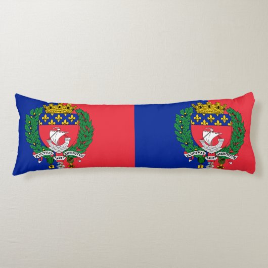 フランス，パリ国旗 ボディピロー (正面)