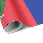 フランス，パリ国旗 ラッピングペーパー (ロールコーナー)