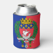 フランス，パリ国旗 缶クーラー (缶正面)