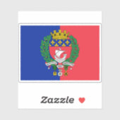 フランス,パリ州旗 シール (シート)