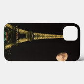 フランス、パリ。エッフェルタワーと夜 Case-Mate iPhoneケース (裏面 (横))