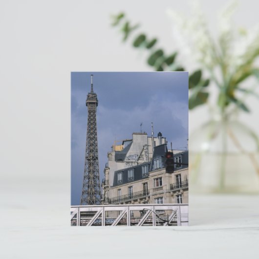 フランス、パリ、エッフェルタワーの地下鉄 ポストカード (スタンド正面)