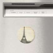 フランス – パリ – エッフェルタワーマグネット マグネット (インサイチュ (食洗機))