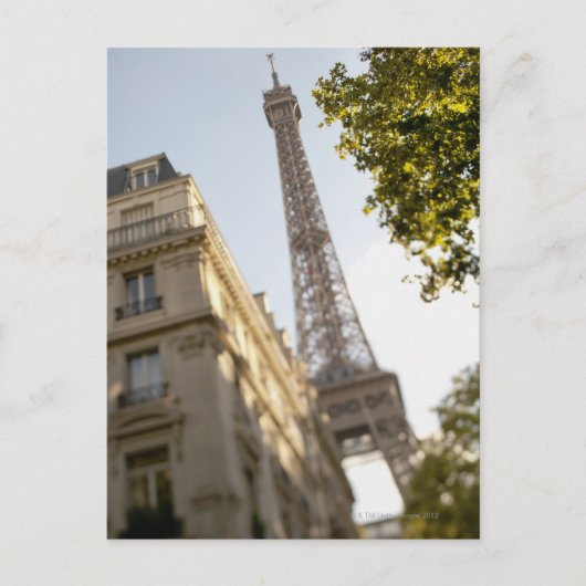 フランス、パリ、エッフェルタワー2 ポストカード (正面)