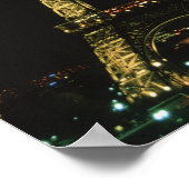 フランス、パリ。エッフェルタワー ポスター (角)