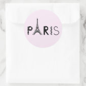 フランス，パリ |エッフェルタワー ラウンドシール (バッグ)