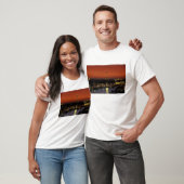 フランス パリ エッフェル塔と Tシャツ (ユニセックス)
