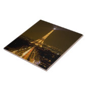 フランス パリ エッフェル塔の夜景 タイル (側面)