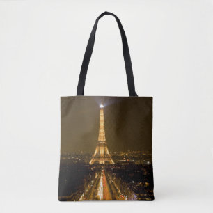 フランス パリ エッフェル塔の夜景 トートバッグ
